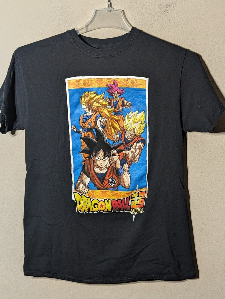 Official Dragon Ball Z Anime Manga Super Goku Super Saiyan T Shirt Black Medium