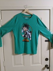 My Hero Academia Mens Long Sleeve T Shirt Size Large