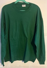 Hanes Beefy-T – Made in USA (components), Dark Green, 100% Cotton, XL