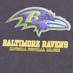 NFL Team Apparel T-Shirt Mens 3XL Purple Black Baltimore Ravens NFL Graphic 2 Pc