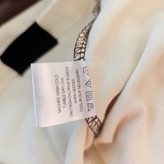 EPTM 100% Cotton T-SHirt Men’s Sz Med Cream/Brown Square Bottom Urban Mod
