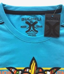 Men’s Bucheli Cotton T Shirt,Italian Style,Slim Fit,Stretch S M……A5.A
