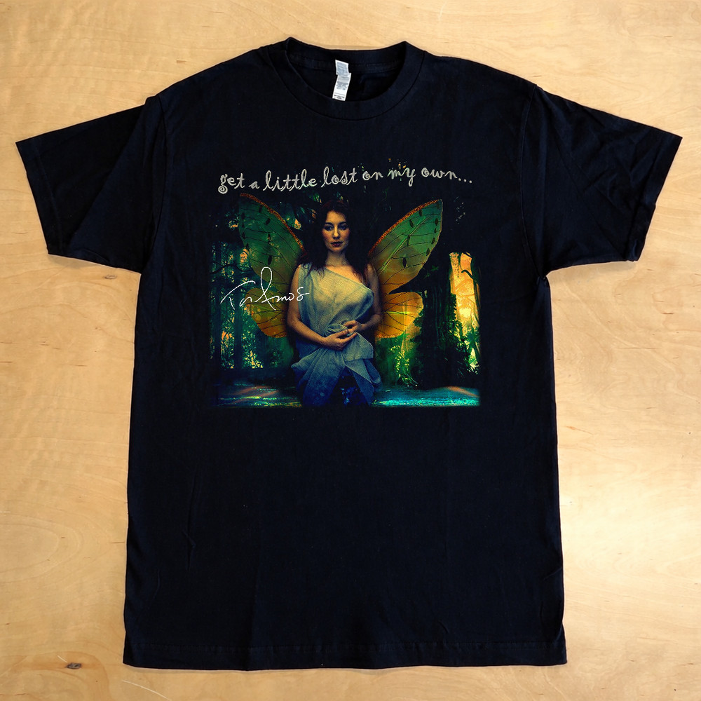 Rare Tori Amos Fan Butterfly T-Shirt Black S-4XL
