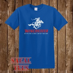 Winchester Guns Firearms Men’s Blue Size S-5XL