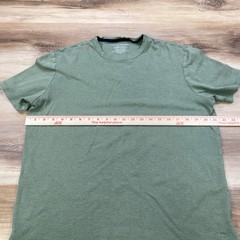 Banana Republic Tee Mens XL Luxe Touch 100% Cotton Classic Green Quiet Luxury
