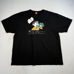 Icecream Shirt Mens 2XL Black Wide Eyed Money Graphic Cartoon Tee Streetwear
