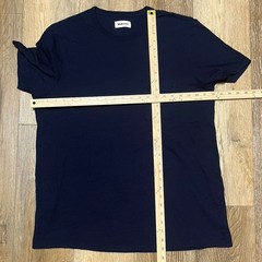 Taylor Stitch Mens Slub Pocket Tee Rinsed Indigo Blue 100% Organic Cotton 42 L