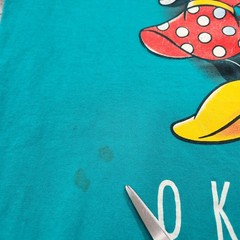 Vintage Mickey Shirt Adult Extra Large Blue Minnie Oklahoma Graphic Tee *Spots*