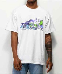 A-LAB Mens Gone Trippin Frog White Tee Shirt New S, M, L, XL, 3XL