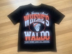 NWT Where’s Waldo? By DreamWorks Black/White/Orange thick T-Shirt Men’s Size M