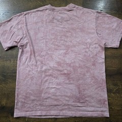 The Mountain Shirt Mens Small Pink Wolf Graphic Dean Russo Tie Dye Tee