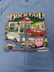 Ducktail Run Hot Rod Car Show Gas City Indiana Men XL & L/G T-Shirts (6 total)