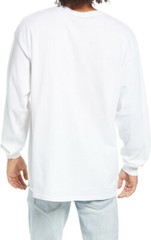 BP VOTE White Black Long Sleeve Graphic Political T-Shirt Cotton SMALL Oversize