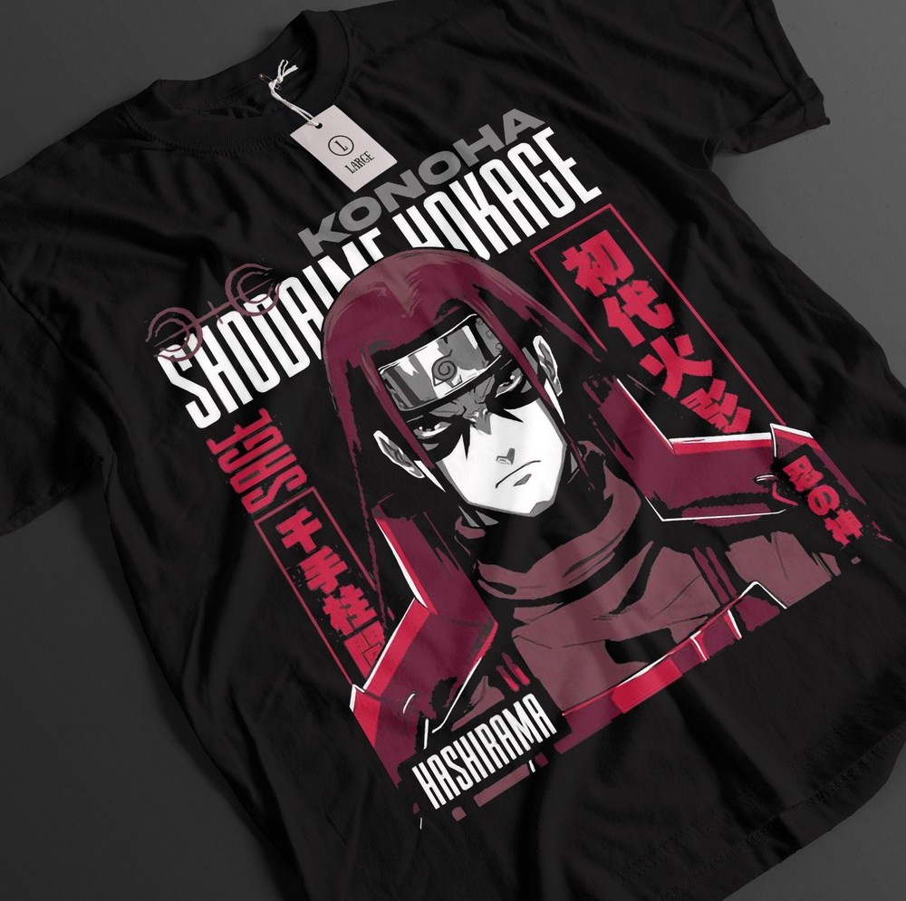 Naruto Shirt Hashirama Senju Tshirt Madara T-Shirt Minato Obito Anime Unisex Tee
