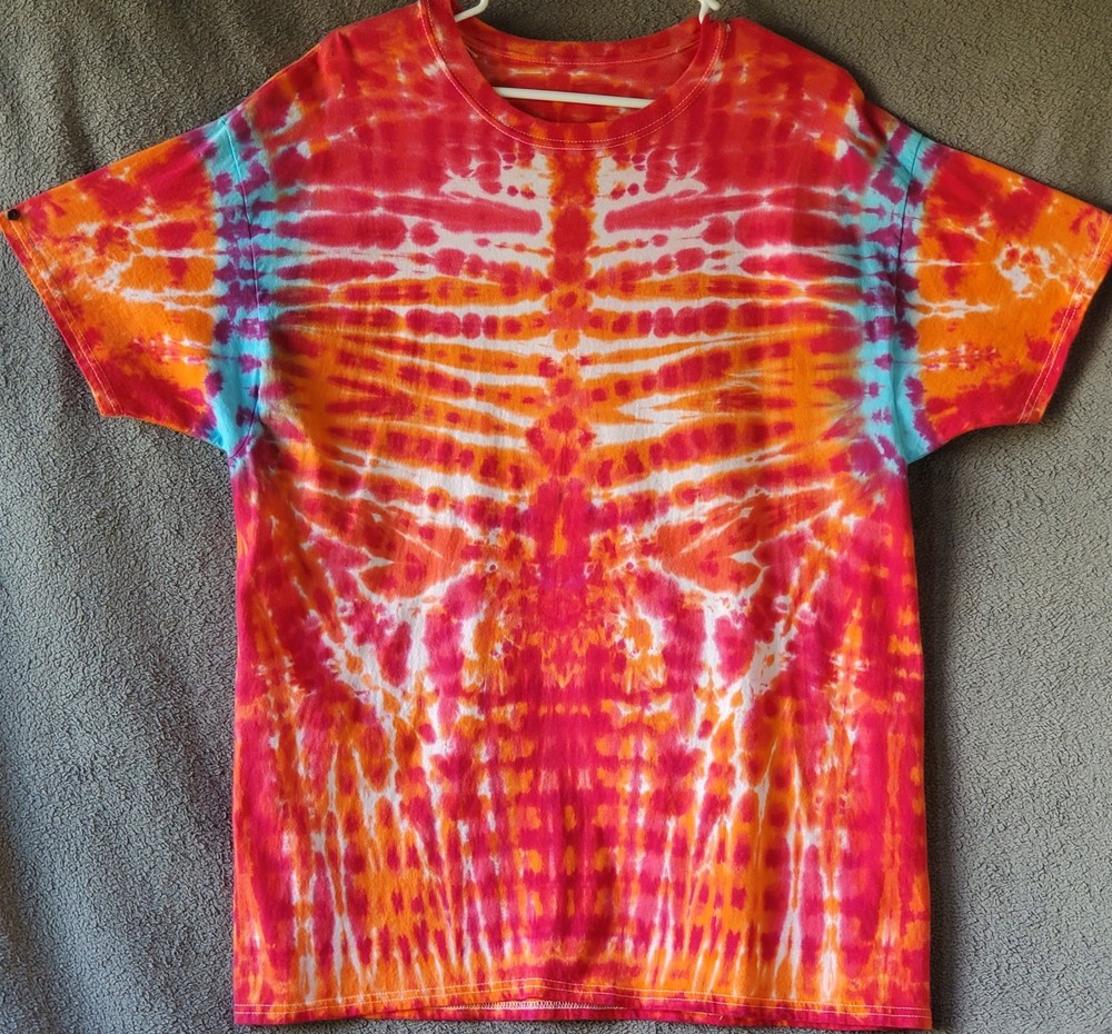 HANES SIZE X-LARGE 100% Cotton Tye Dyed Shirt Pre-washed WON’T FADE VERY SOFT