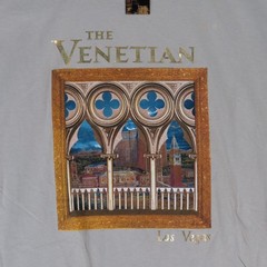 Vintage The Venetian Las Vegas T Shirt NWT Made USA Size Large