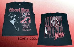 New Scream Ghostface Mask Horror Club 2 Sided Ghost 1996 Mens Muscle T-Shirt