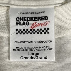 VTG NASCAR Winston Cup Tour 1997 T-Shirt Adult L Checkered Flag Racing Deadstock