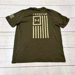 Under Armour – Men’s UA Freedom Flag T-Shirt – XL – Olive Green