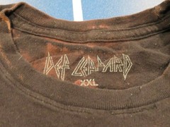 Custom-Cut Def Leppard Mucsle Tank size XXL