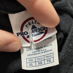 Delta Pro Weight Chicago & America 2007 Concert Black Tee Men’s XL
