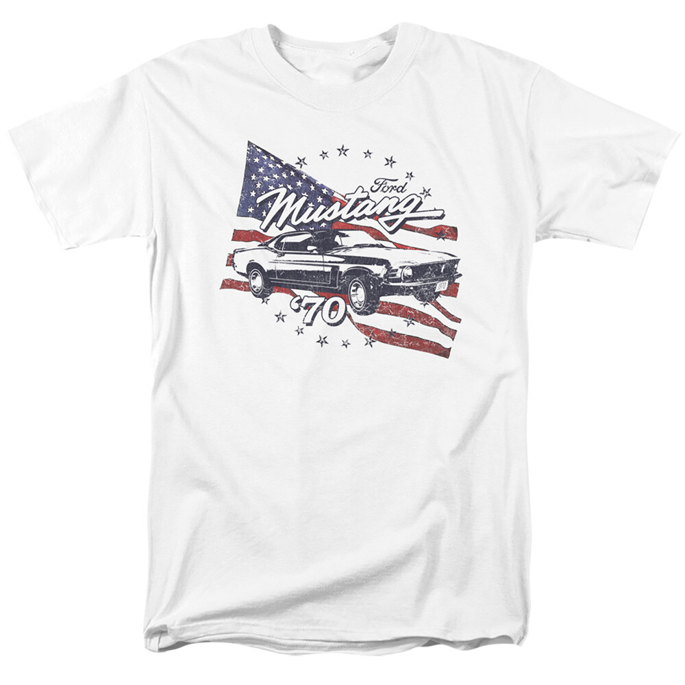FORD MUSTANG 70 MUSTANG Licensed Adult Men’s Graphic Tee Shirt SM-3XL