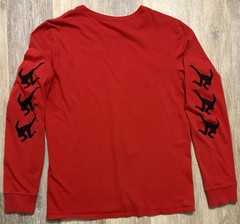 Nike Greek Goddess Of Victory Long Sleeve T-Shirt Size Medium Red RARE