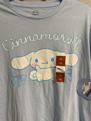 Sanrio Cinnamoroll Blue Graphic Print Crew Neck Short Sleeve T-Shirt Size M