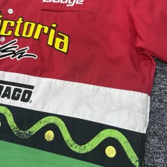 Vintage Drag Racing Shirt Mens Large Darrell Mike Gwynn Dunn Team Mopar Pit USA