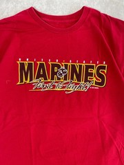 United States Marines Shirt Mens Medium Red 7.62 Design Military Cotton USA