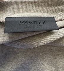 FEAR OF GOD FOG Essentials Oversized LOGO Appliqué HOMESTEAD Heather T-Shirt XXL