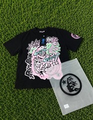 🔥 Hellstar Black Tee No Guts No Glory Brand New Size Medium