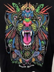Cancun Mexico Carnival Black Light Glow Men’s T-Shirt Size L NEW WITHOUT TAGS
