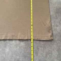 FOG Fear of God Essentials Shirt Mens Medium Taupe Brown Crewneck 100% Cotton