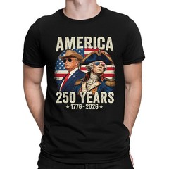 250th Anniversary 250 Years America Funny Trump Washington Unisex T-Shirt