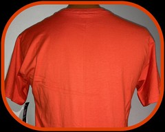 Champion Adult Medium Short Sleeve Bright Orange Crewneck Tshirt Free Shipping