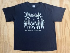 Metalocalypse Dethklok Band Tee Go Forth And Die Cartoon Network L T-Shirt