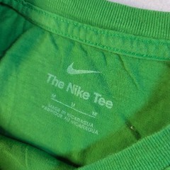 Nike Oregon Ducks Quack Attack T-Shirt Green Mens Medium Asymmetrical Hem DIY