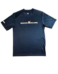 Badger Sport United States Naval Academy Blue T Shirt size M short Sleeve Print