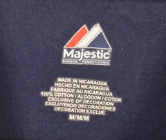 Majestic New York Yankees Bronx Swag MLB T-shirt Adult Medium NY Navy Blue
