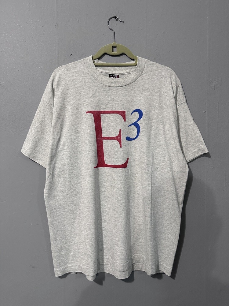 Vintage 80s E3 T Shirt Sz XL Math GAMING RARE VTG