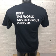 SIZE M RIVIAN Launch 2021 Normal IL Blue Unisex T-shirt Keep World Adventurous