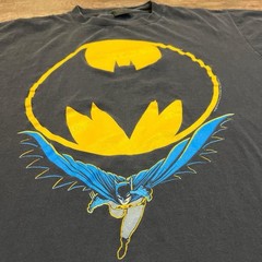 Vintage 1988 Single Stitch Changes DC Comics Batman Faded Black T-Shirt Size XL