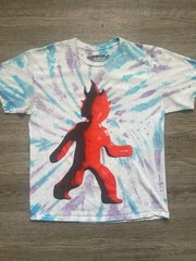 Travis Scott Astroworld Festival Flame Tie Dye Graphic T-Shirt