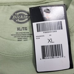Dickies Men’s Short Sleeve Heavyweight T-Shirt Size XL Celadon Green WS450