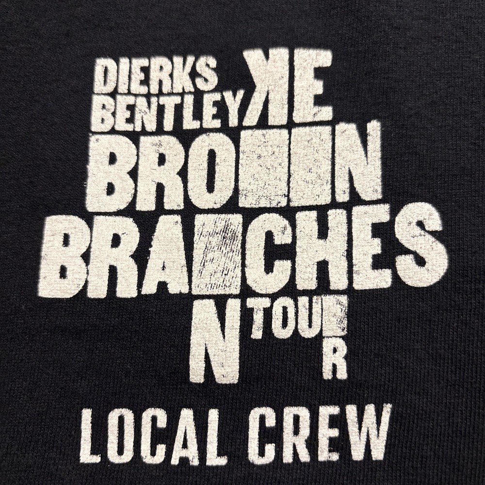 Dierks Bentley T-Shirt Broken Branches Tour 2025 (Black , XL)