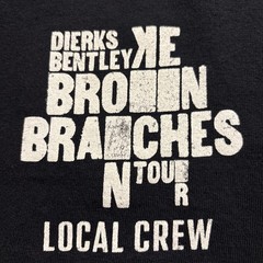 Dierks Bentley T-Shirt Broken Branches Tour 2025 (Black , XL)