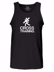 NEW MEN PRINTED CROSS TRAINING JESUS CHRISTIAN THEME GOD LOVE BIBLE TANK TOP TEE