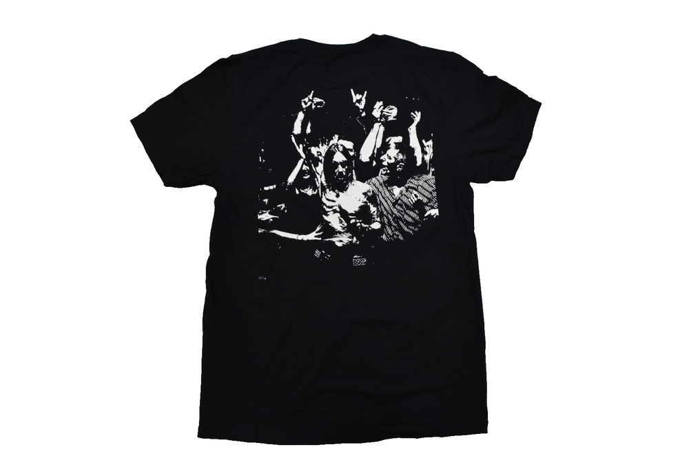 Iggy Pop From The Stooges Official Merch 2-Sided Mens Black Shirt New S-2XL