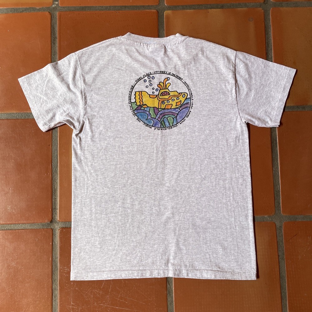 Vintage Hanes Heavyweight 50/50 Men’s M Gray T Shirt Made In USA Ames Iowa 1994